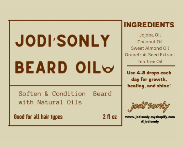 JODI’SONLY Men’s Beard Oil